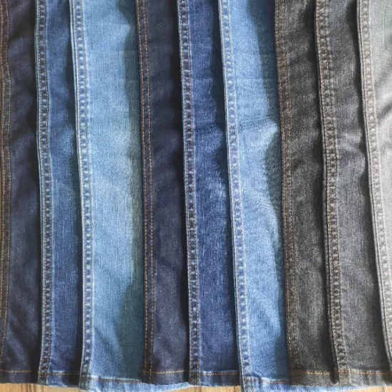 Tessuto denim con funzione speciale Sorbtek di colore blu scuro per indumenti jeans